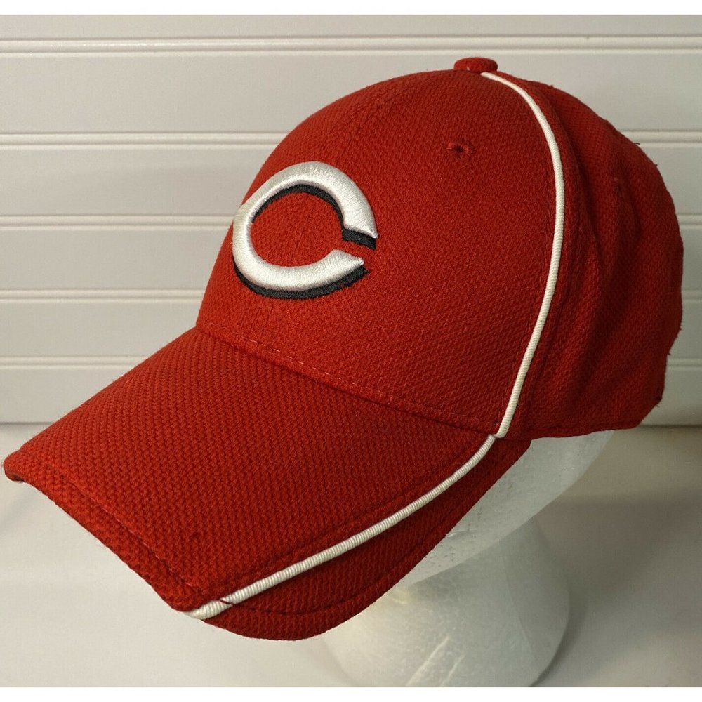Cincinnati reds authentic official batting practice hat new era medium large
